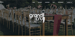 Desktop Screenshot of grandcruhospitality.com